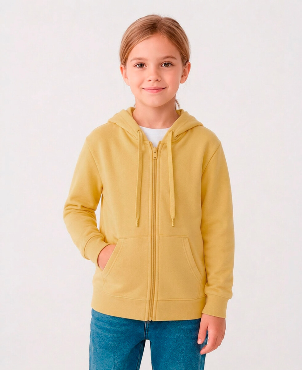 CAMPERA INFANTIL UNISSEX - AMARILLO 