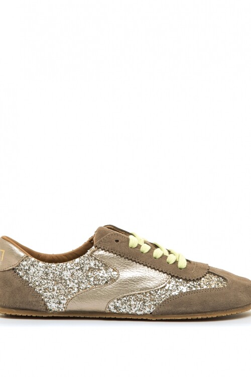 Zapatilla Serraje Níquel / Elephant Platino Gris