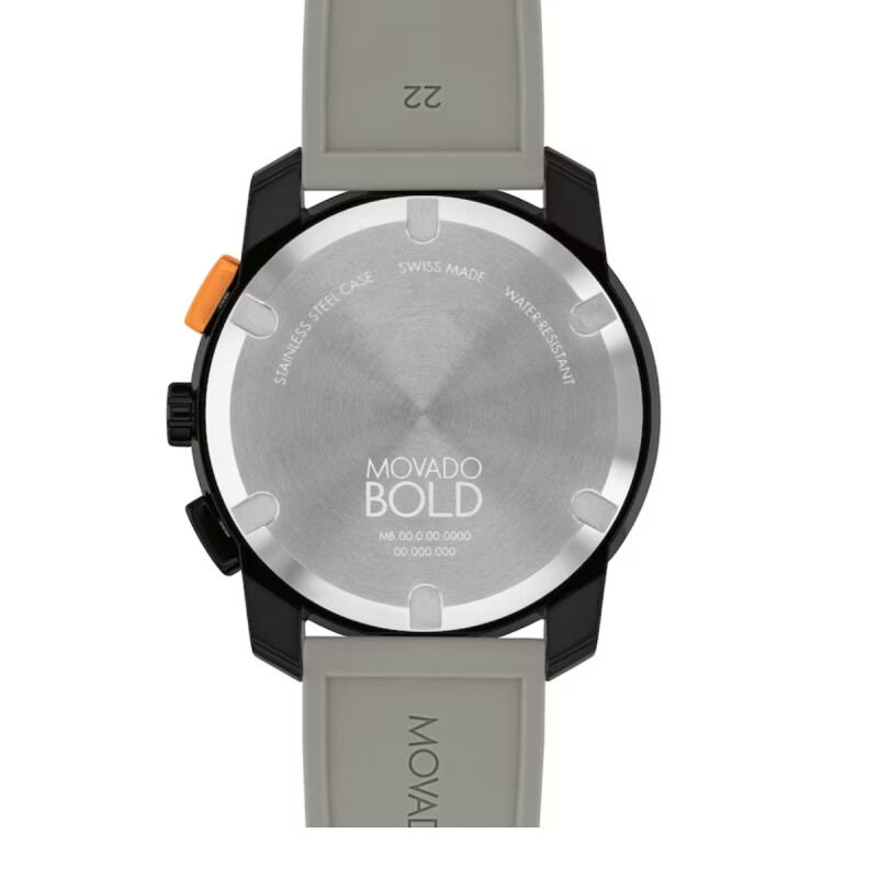 MOVADO HOMBRE BOLD , CRONOMETRO Y FECHADOR , MOVIMIENTO SUIZO , DOS AÑOS DE GRANTIA 22m3601216