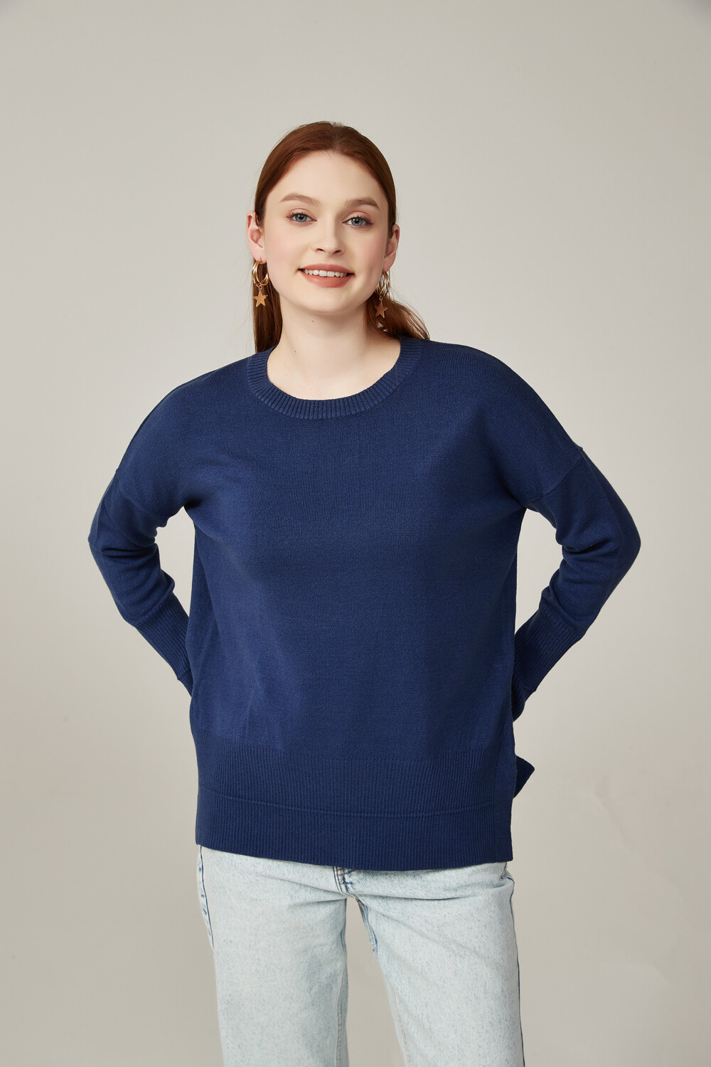 Sweater Alpino Azul Piedra