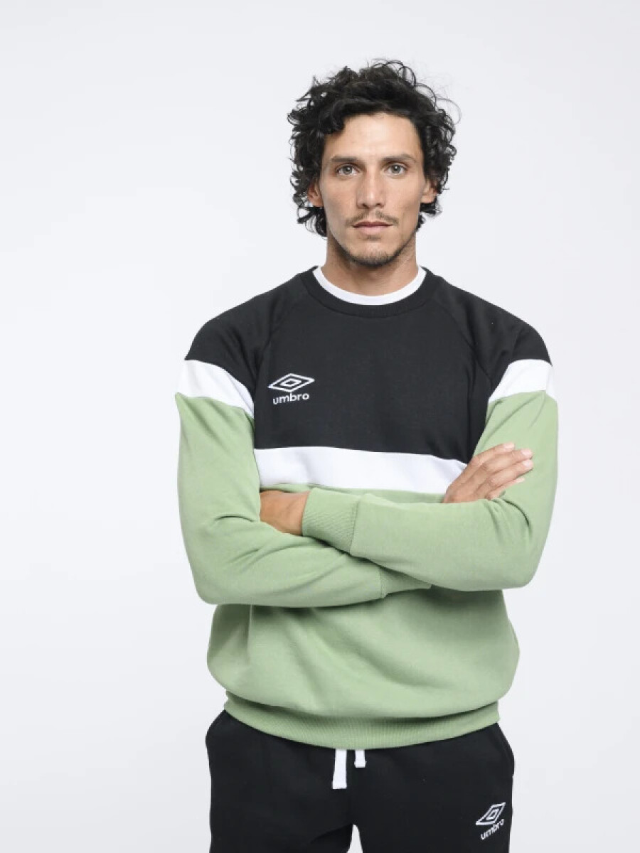 Buzo Umbro Hombre Sunset Negro Verde Blanco - S/C 