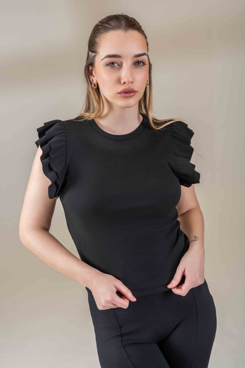 Musculosa Flamingo - Negro 