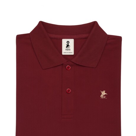 Remera pique de dama Bordo