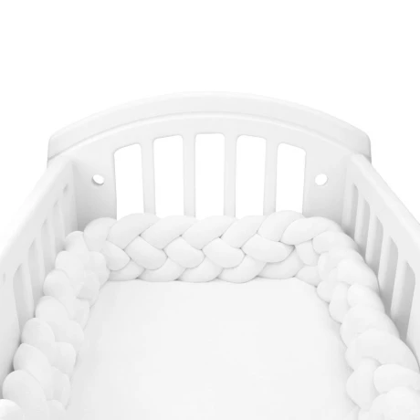 Knot Nudo Protector Cuna Blanco 350cm x 15cm Knot Nudo Protector Cuna Blanco 350cm x 15cm