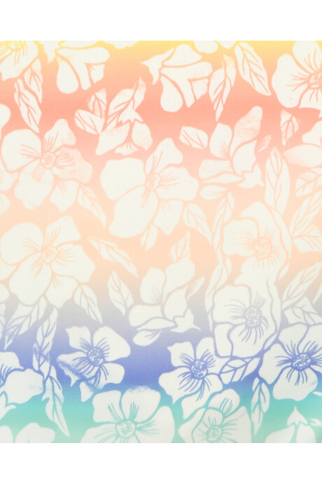 Malla de baño una pieza con protección UPF 50+ diseño floral Malla de baño una pieza con protección UPF 50+ diseño floral