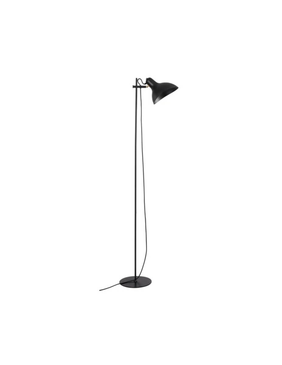 Lámpara de pie Traz negra 1 luz E27 