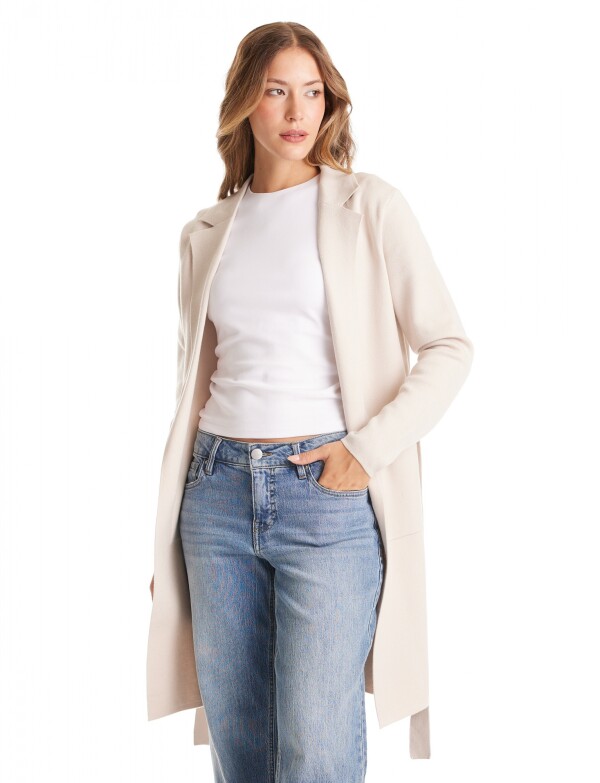 Chaqueta De Punto BEIGE