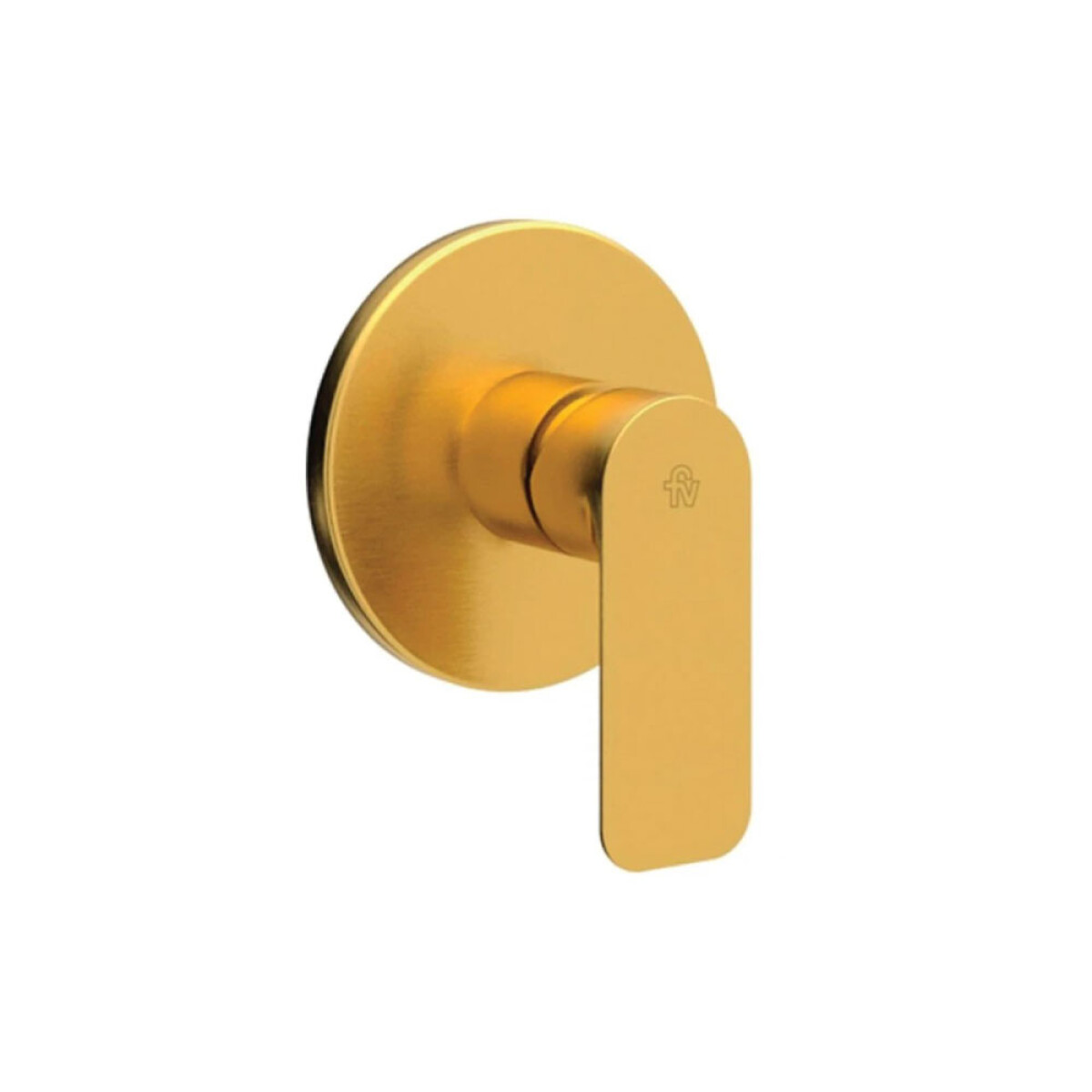 Grifería de Ducha Empotrada sin Transferencia Monocomando Brushed Gold Linea Coty 