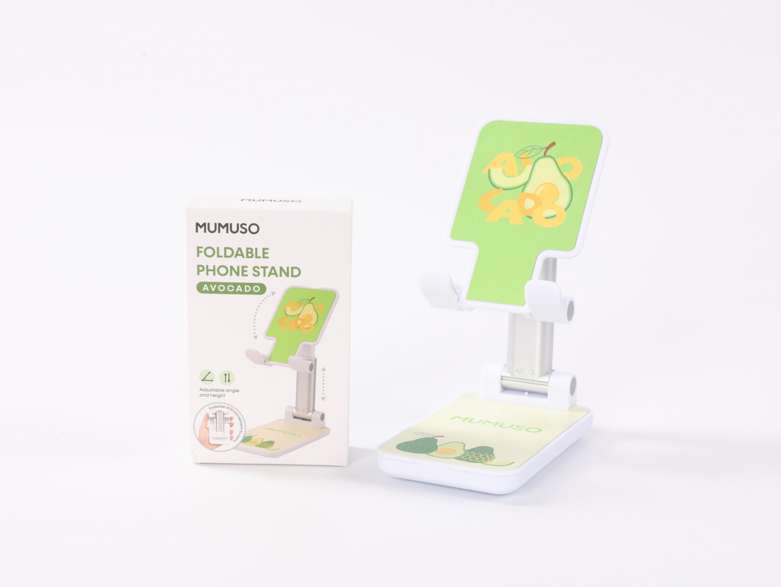 SOPORTE PLEGABLE PARA TELÉFONO DE ESCRITORIO (AGUACATE) 