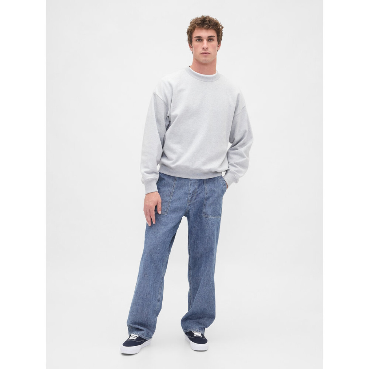 BAGGY CHAMBRAY MED SLOAN - MEDIUM WASH 