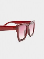Gafas De Sol Cuadradas burdeos