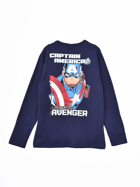 REMERA CAPITÁN AMÉRICA AZUL OSCURO