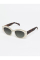 Lentes Tiwi Colette Shiny Beige With Green Gardient Lenses