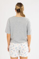 Snoopy pink pj Gris