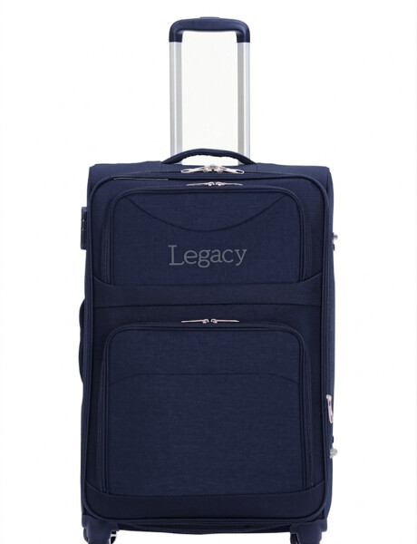 VALIJA DE TELA SEMI RIGIDA Azul