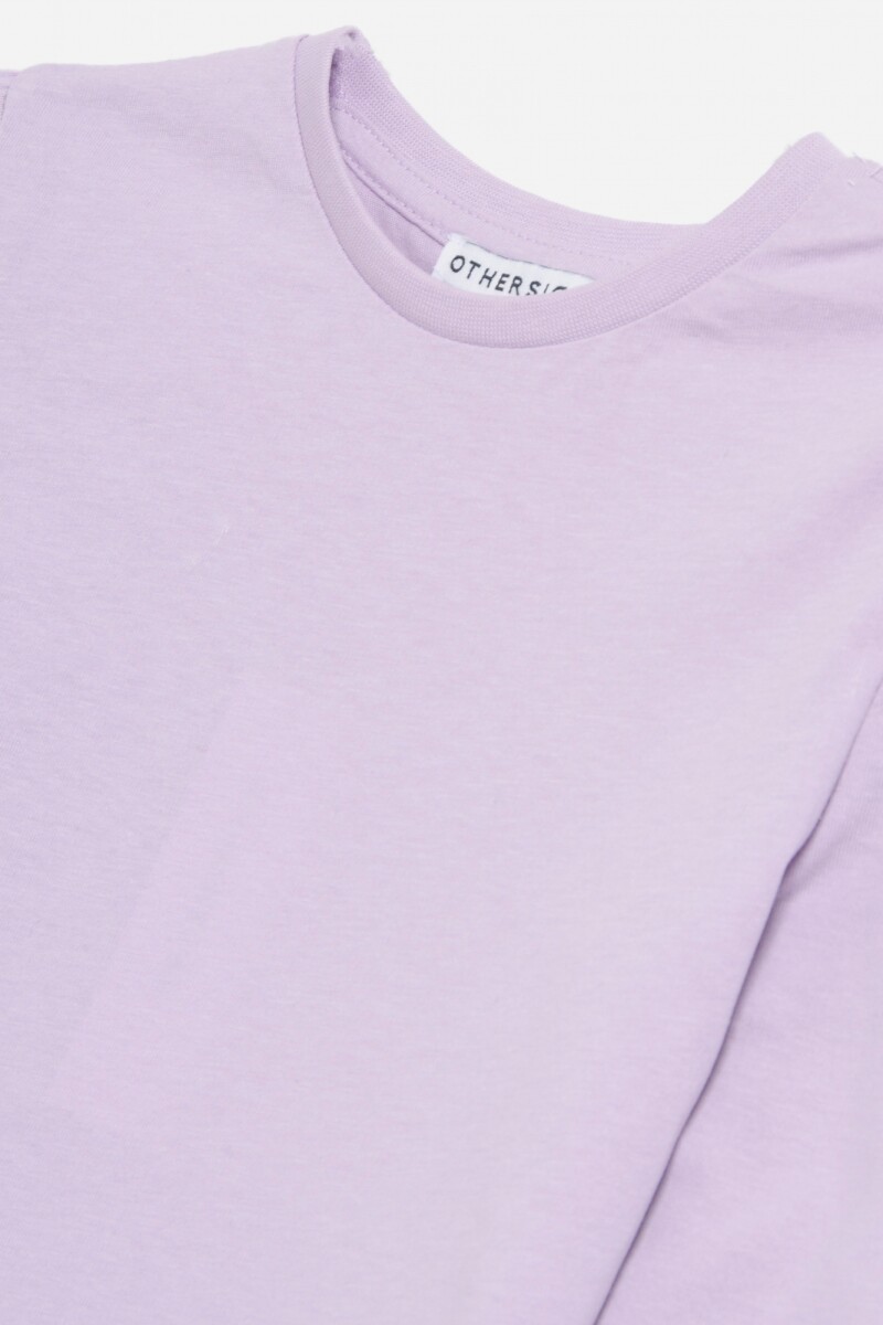 Remera mangas abullonadas LAVANDA