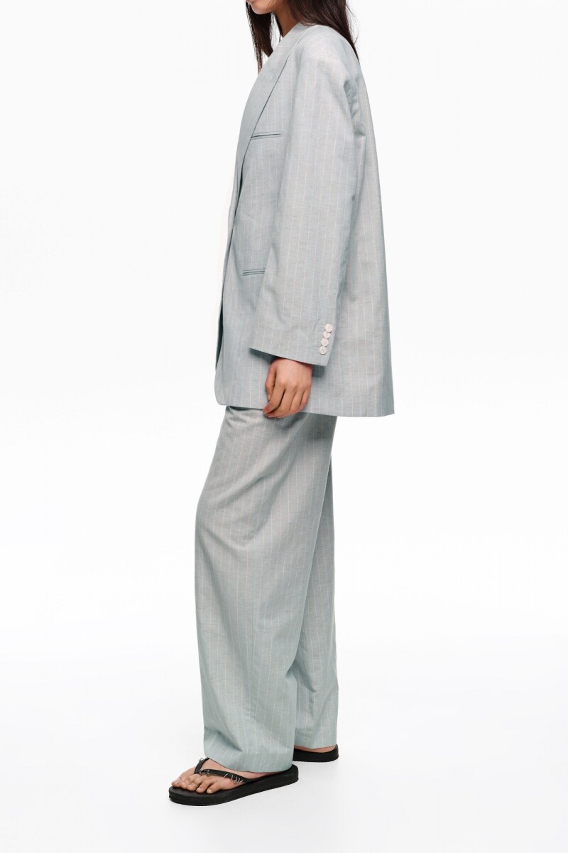 PANTALÓN RECTO Gris