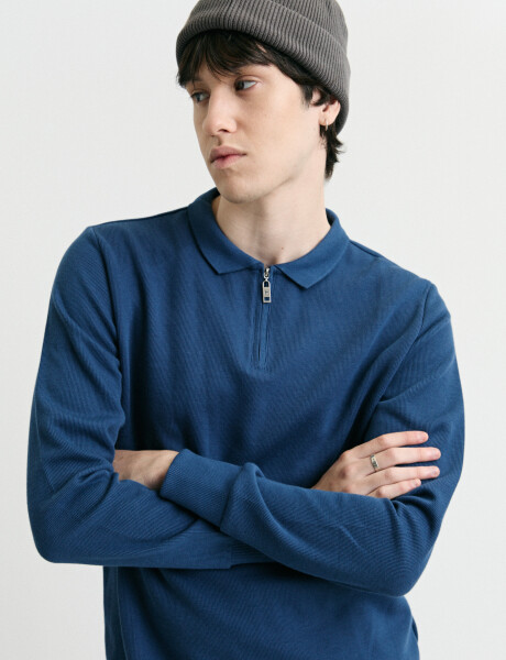 520913 REMERA HARRY Azul Piedra