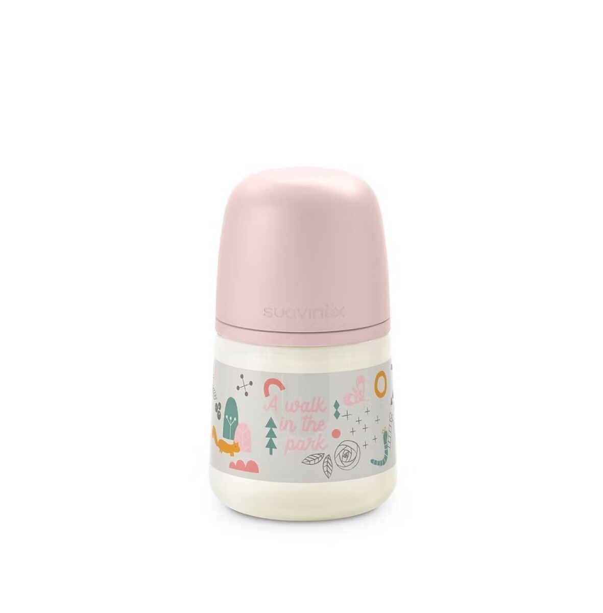 Biberon anatomico 150ml Suavinex - Park Rosa 