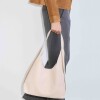 Bolso Heather en efecto cuero graneado Natural