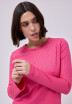 Remera Flora Fucsia