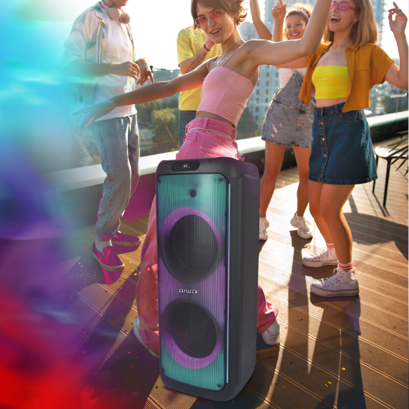 Torre de audio 3500W PMPO | AIWA | AW-POH3D Torre de audio 3500W PMPO | AIWA | AW-POH3D