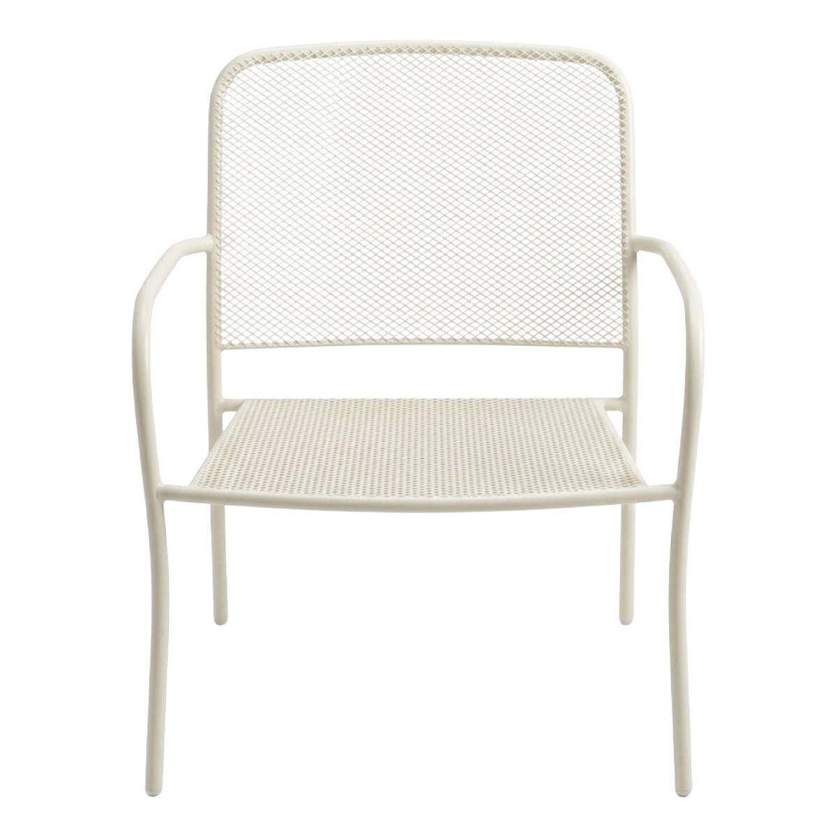 SILLA METAL BLANCO 68X70X82CM 
