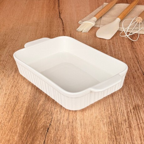 Fuente Para Servir De Cerámica 20cm x 16cm x Alto 4cm Fuente Para Servir De Cerámica 20cm x 16cm x Alto 4cm