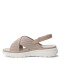 Sandalias de Mujer Lady Confort CHAPELLE con tiras cruzadas Beige