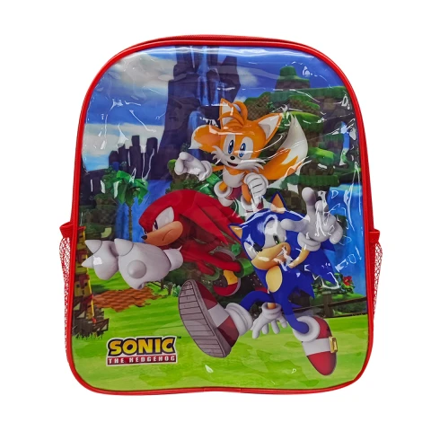Mochila Infantil Sonic 30 x 24 cm U