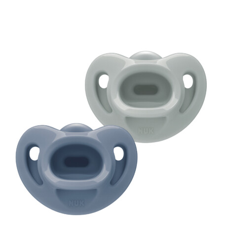 Chupetes de Silicona NUK First Choice Soft Verde y Azul 0 a 6 Meses 2 Unidades Chupetes de Silicona NUK First Choice Soft Verde y Azul 0 a 6 Meses 2 Unidades