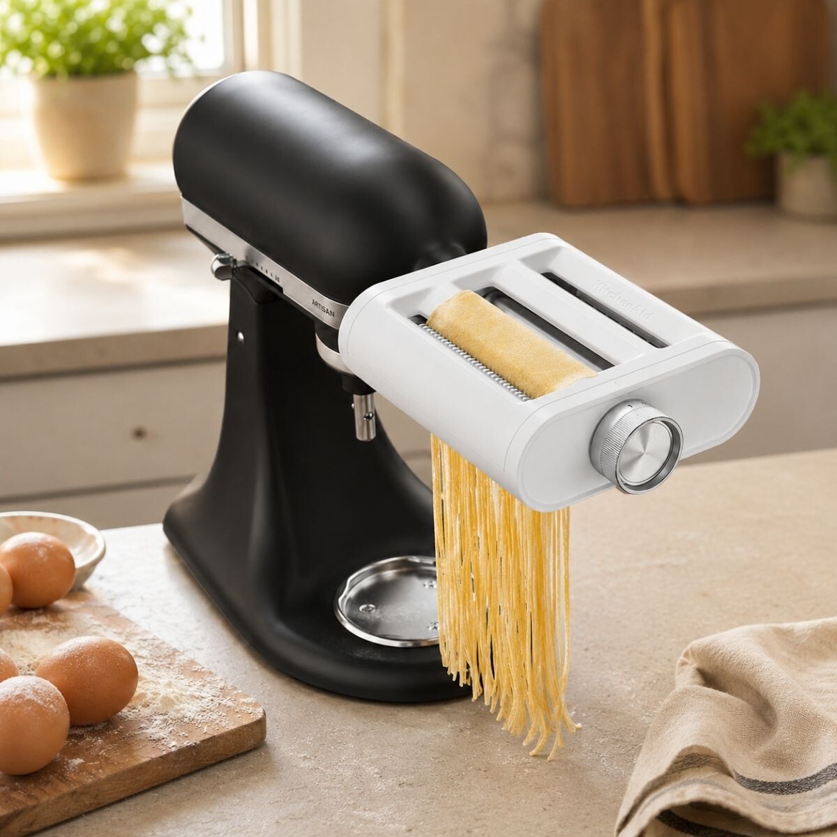 Accesorio para Pasta Rodillo 3 en 1 Blanco KitchenAid 