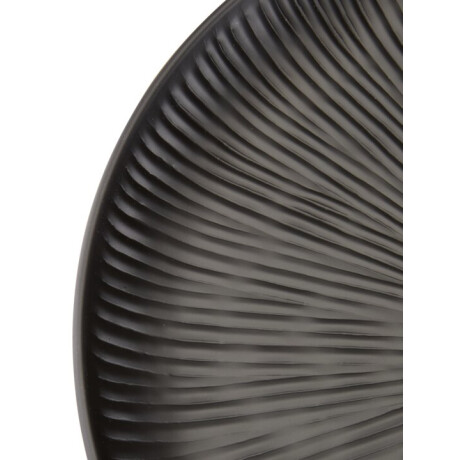 Bandeja Decorativa Ingmund Ø39Xh2 Cm Negra