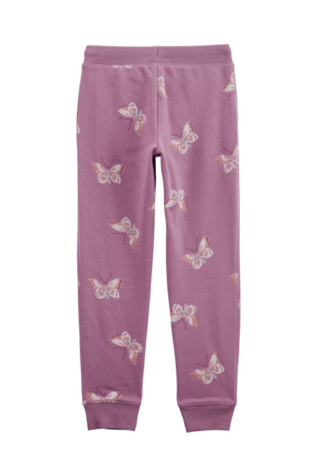 Pantalón de algodón, diseño mariposas Sin color