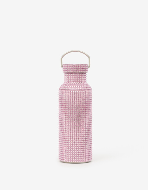 Artículos cocina Botellas Botella Metálica Con Strass - Rosa Metalizado