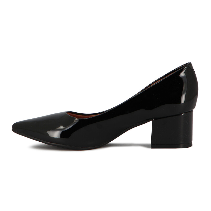 Zapato Clásico Mujer Vizzano Charol Negro