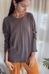 Camiseta clásica de bambú Gris topo