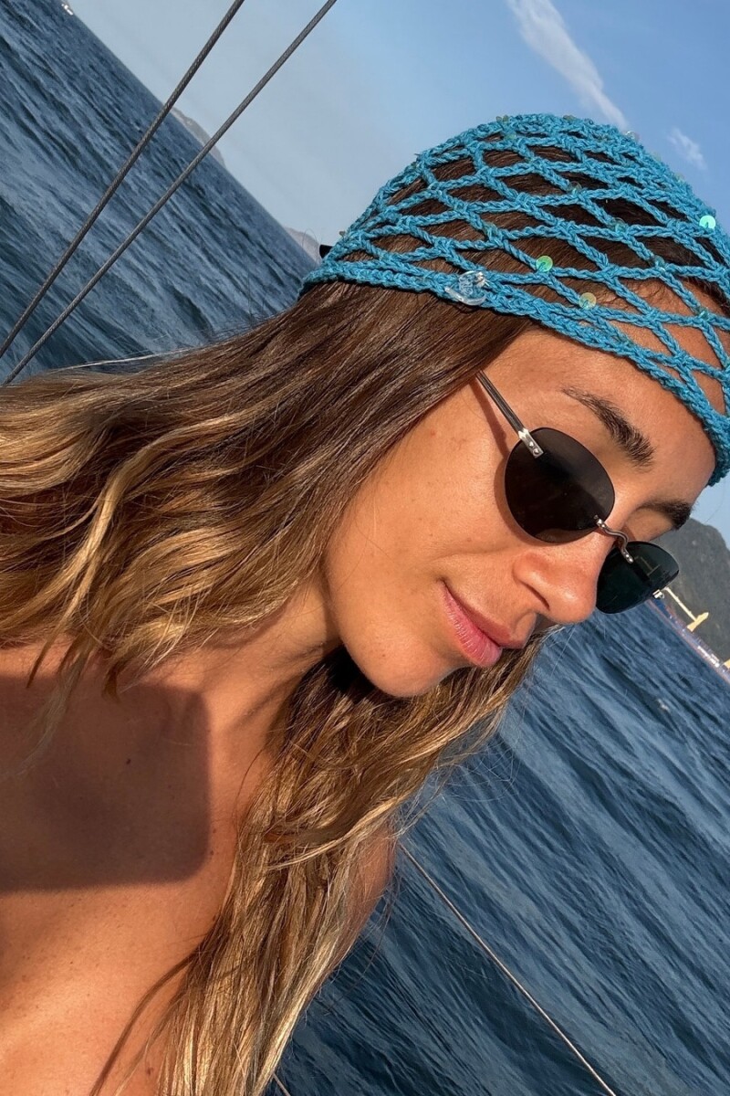 Crochet cap Turquesa