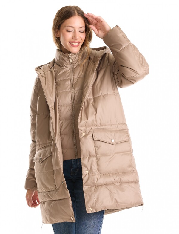 Campera Abrigo TOSTADO