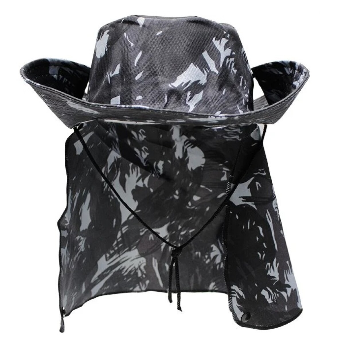 Sombrero de pescador con cubrenuca y protección UV50+ KING BRASIL - Selva Gris 