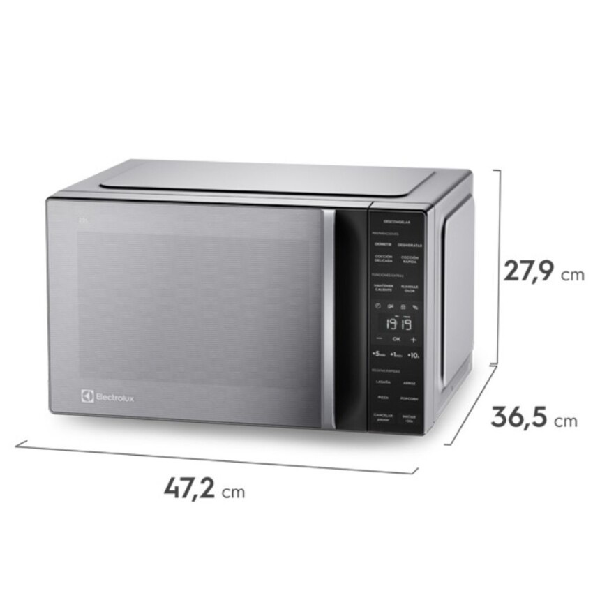 Microondas Electrolux 25 Lts. inox. Microondas Electrolux 25 Lts. inox.
