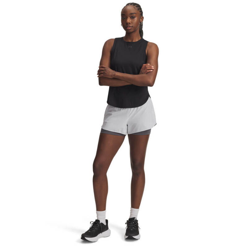 UA Launch Pro 3" 2in1 Shorts-GRY GRY-014