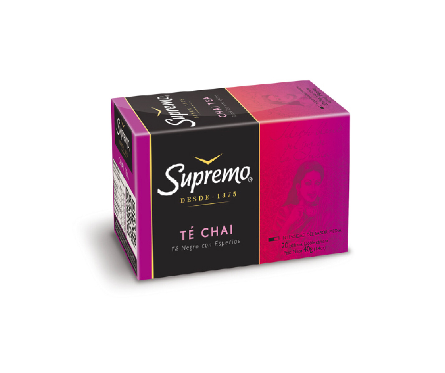 TE SUPREMO CHAI NEGRO CON ESPECIAS 20/S 