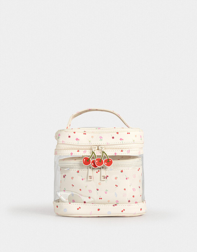 Porta Cosméticos Set De Portacométicos - Blanco Crudo