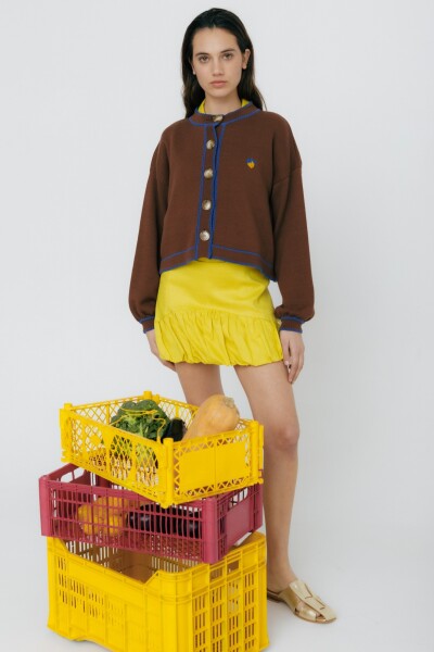 CARDIGAN TERRO LIMA Chocolate