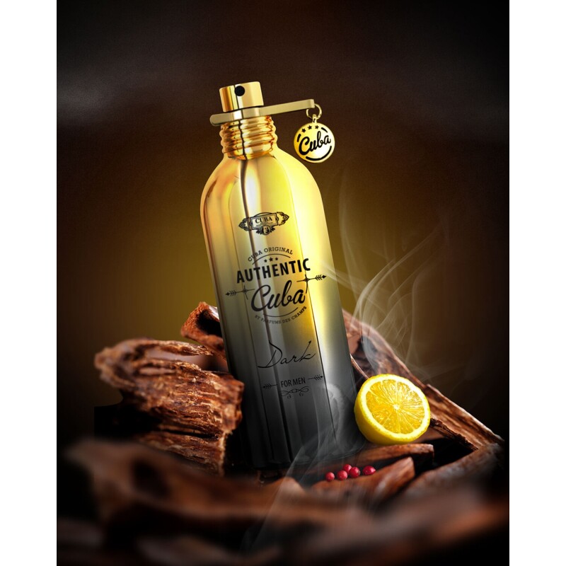 Perfume Cuba Authentic Dark EDT 100ml Para Hombre Aroma Amaderado Perfume Cuba Authentic Dark EDT 100ml Para Hombre Aroma Amaderado