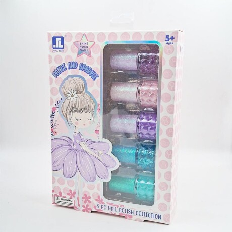 Set de esmaltes infantil x5 Dance and Sparkle