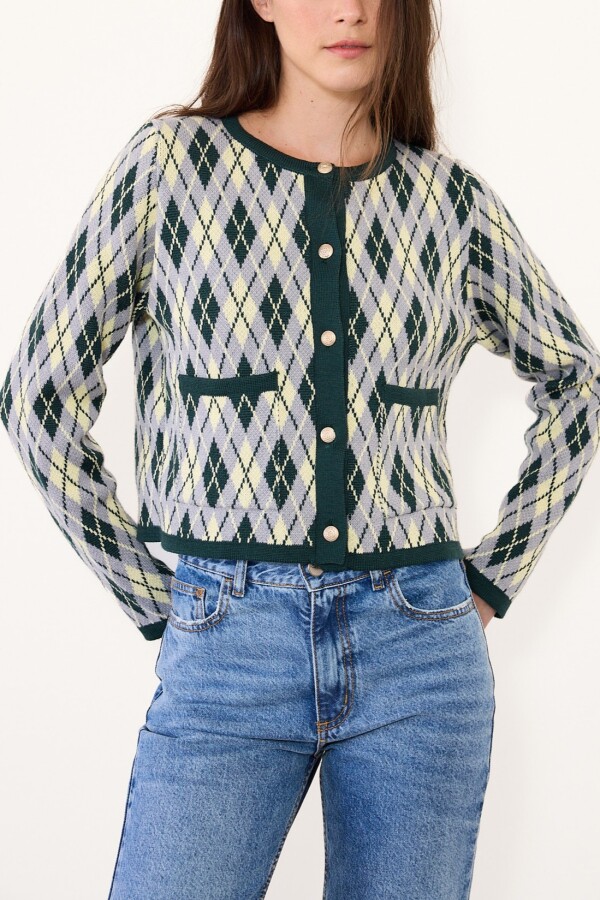 Saco Rombos Renata Verde