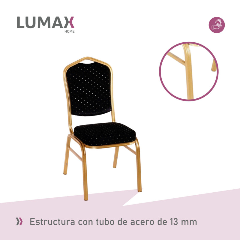 Silla Hotel Milton Negro