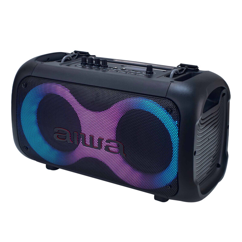 Parlante Portátil Bluetooth AIWA 600W PMPO con Correa Luces Led Entrada Guitarra y Micrófono | AWPOH35PLUS Parlante Portátil Bluetooth AIWA 600W PMPO con Correa Luces Led Entrada Guitarra y Micrófono | AWPOH35PLUS